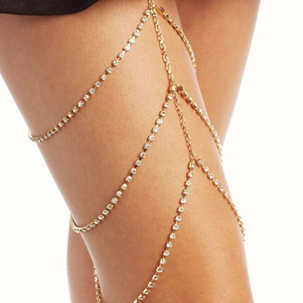 Body Jewelry For Sale - Thigh Chain Multilayer Claw Metal Elastic