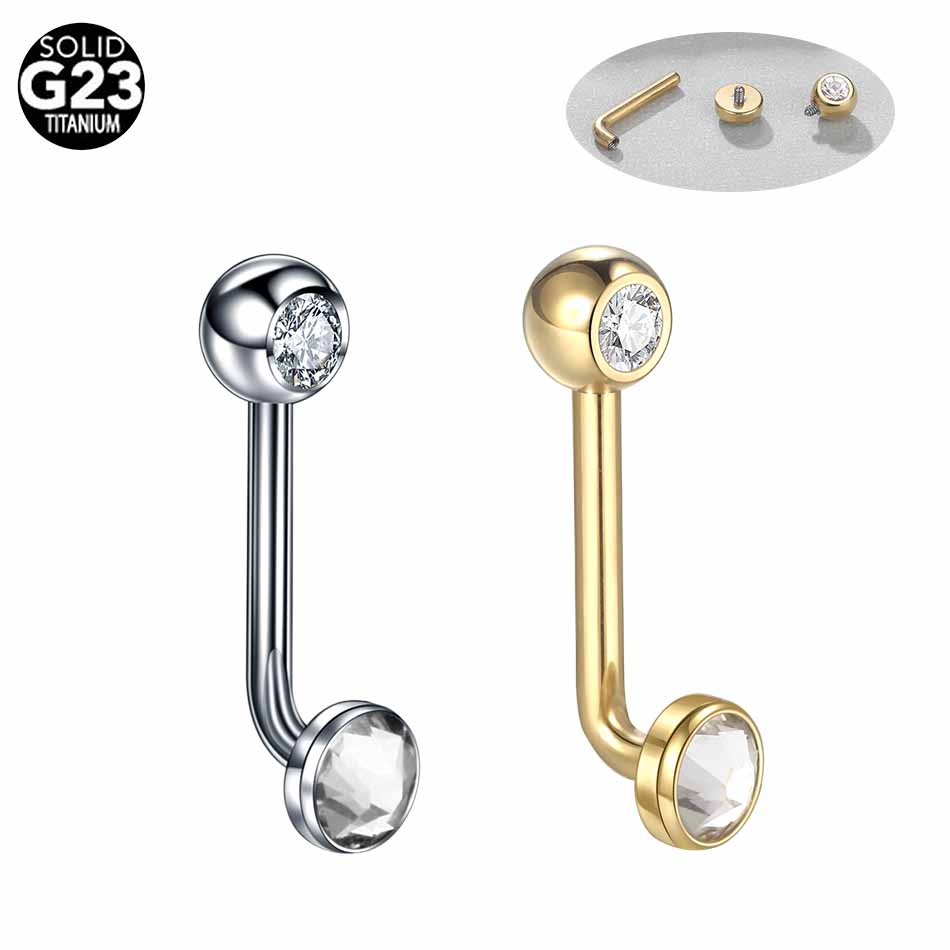 Body Jewelry Vch - 1PC G23 Titanium Christina Vertical Hood