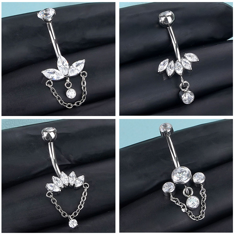 Body Jewelry Changing Kit - 1PC Titanium Belly Button Rings Internally
