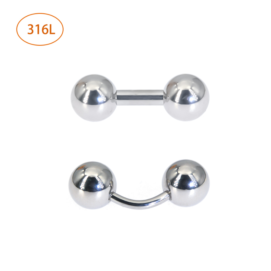 Body Jewelry Vch - 1Pc 316L Surgical Steel Curved Barbell