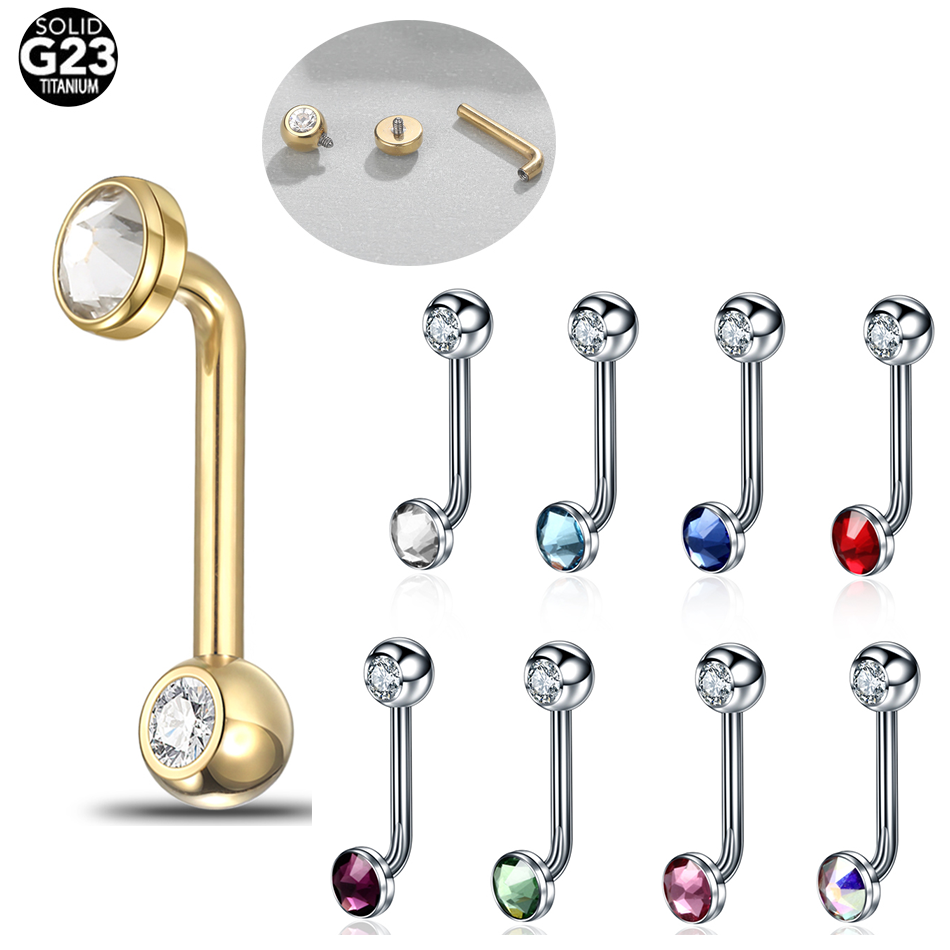 1PC Implant Grade Titanium Chr - đánh giá và giá Body Jewelry Vch