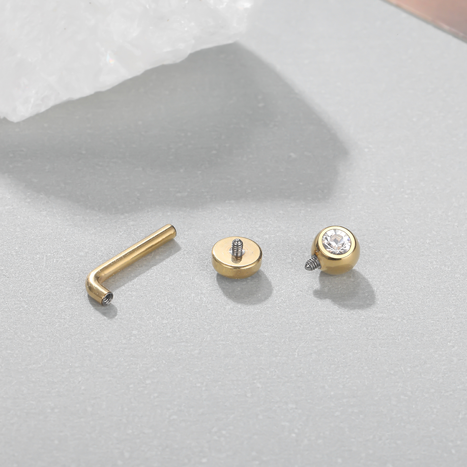 1PC Implant Grade Titanium Chr - đánh giá và giá Body Jewelry Vch