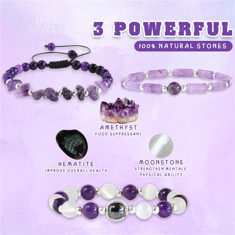 3pcs/Set Body-Purifying Amethy - đánh giá và giá Body Jewelry Changing Kit