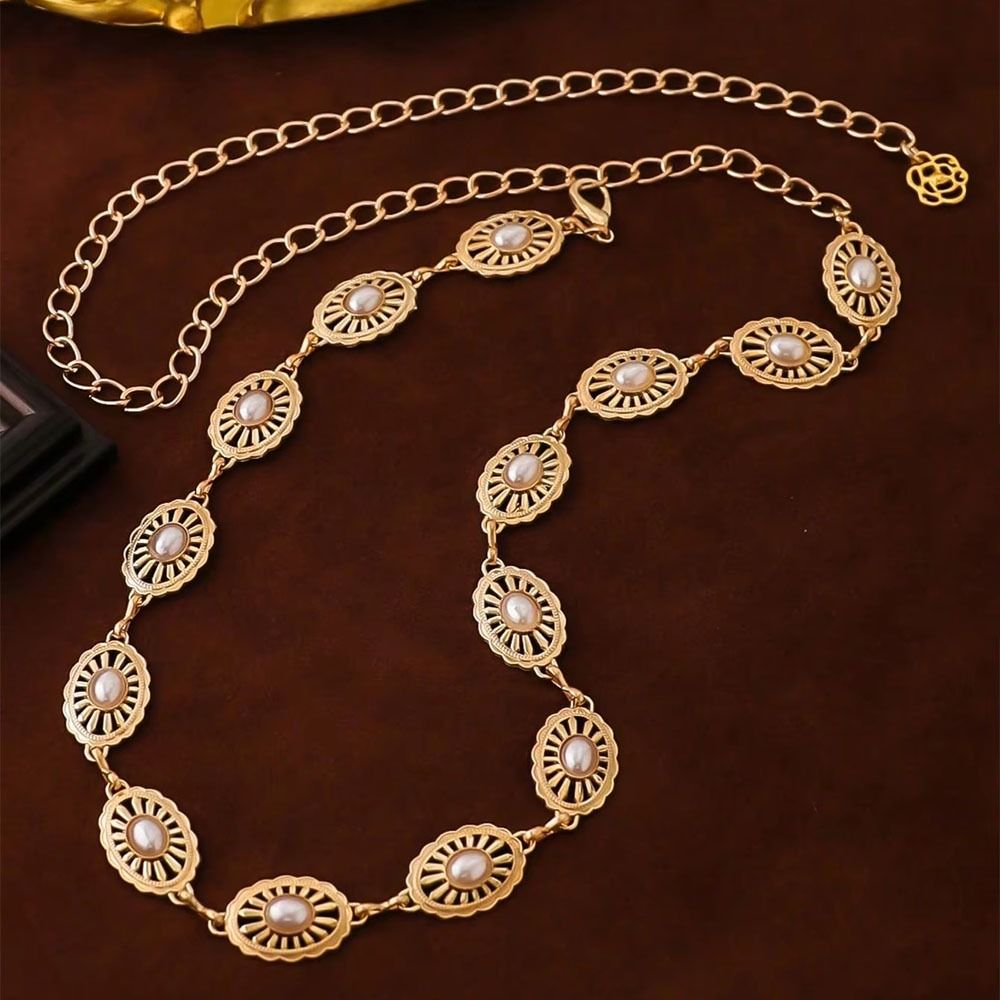 Retro Metal Chain Waist Belt M - đánh giá và giá Body Jewelry Waist Chains
