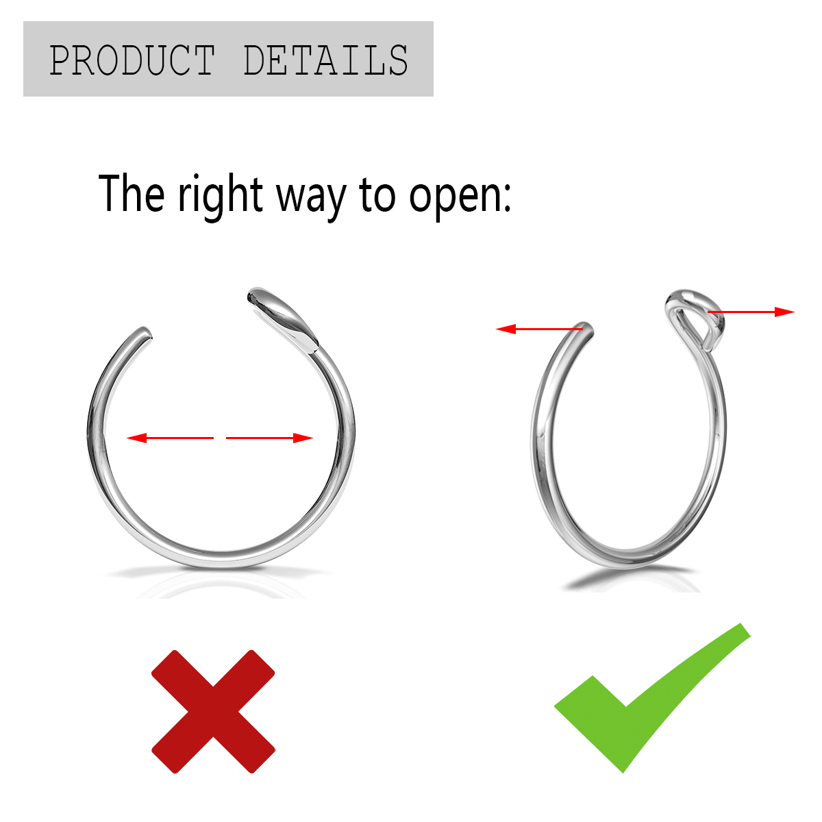 2 Pcs Stainless Steel Personal - đánh giá và giá Body Jewelry Metal Types