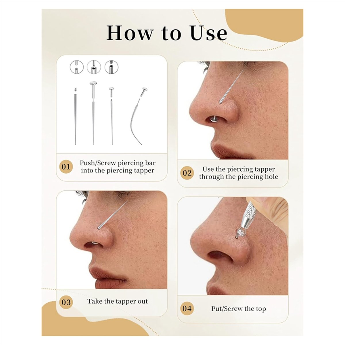 Piercing Taper Ball Grabber To - đánh giá và giá Body Jewelry Changing Kit
