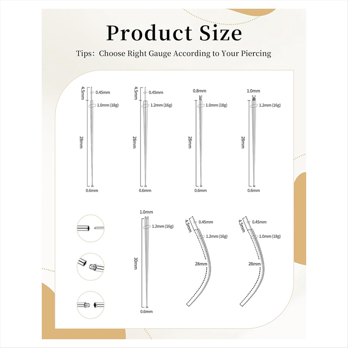Piercing Taper Ball Grabber To - đánh giá và giá Body Jewelry Changing Kit