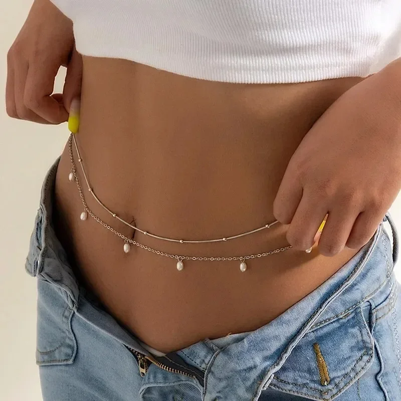 New Charm Sexy Double Layer Bu - đánh giá và giá Body Jewelry Waist Chains
