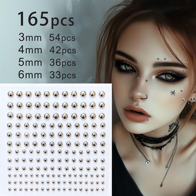 3D Face Eyes Party Makeup Tatt - đánh giá và giá Body Jewelry Tattoo