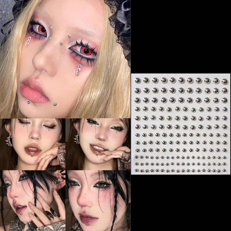 3D Face Eyes Party Makeup Tatt - đánh giá và giá Body Jewelry Tattoo