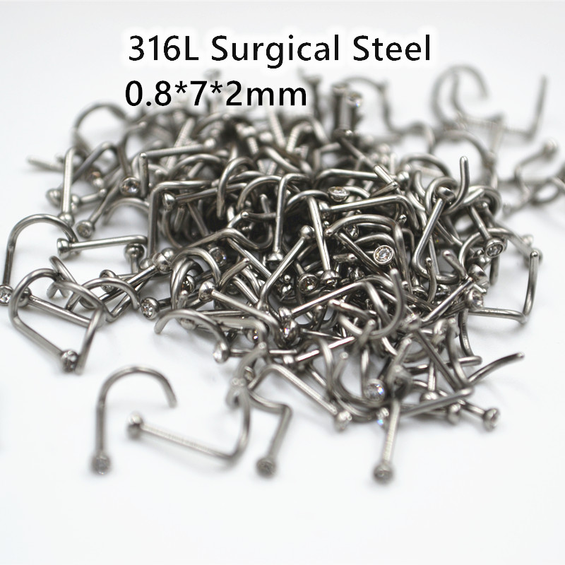 50pcs 20Gx7x2mm Gems Inside No - đánh giá và giá Body Jewelry Good Quality