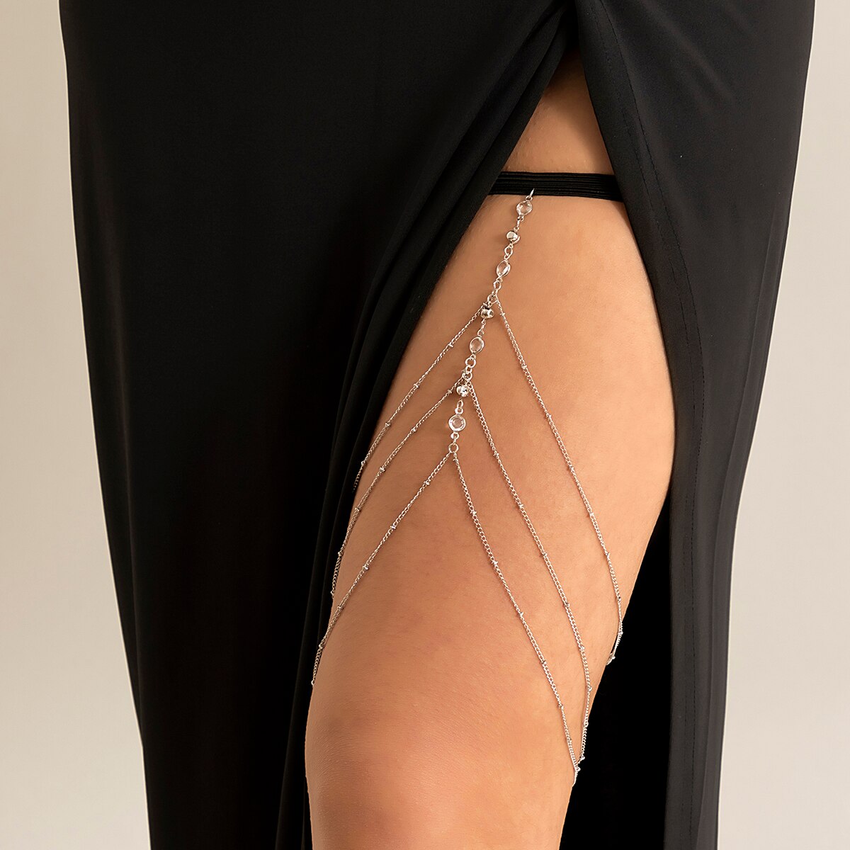Boho Elastic Band Crystal Leg  - đánh giá và giá Body Jewelry For Sale