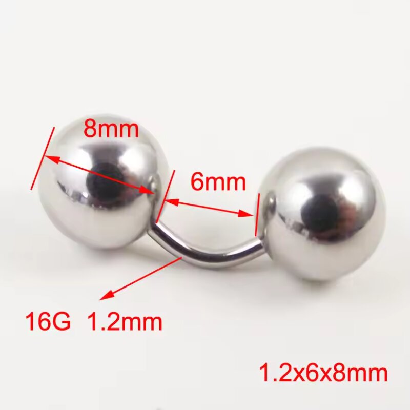 1 Piece Big Ball 316L External - đánh giá và giá Body Jewelry Vch