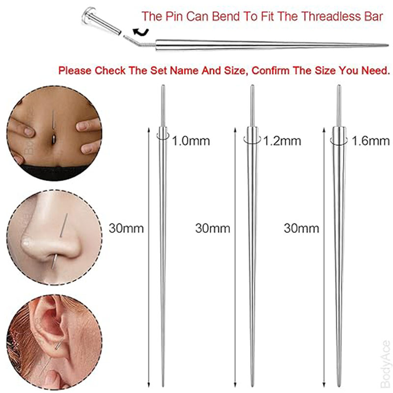10 Pcs ASTM F136 Titanium Pier - đánh giá và giá Body Jewelry Metal Types