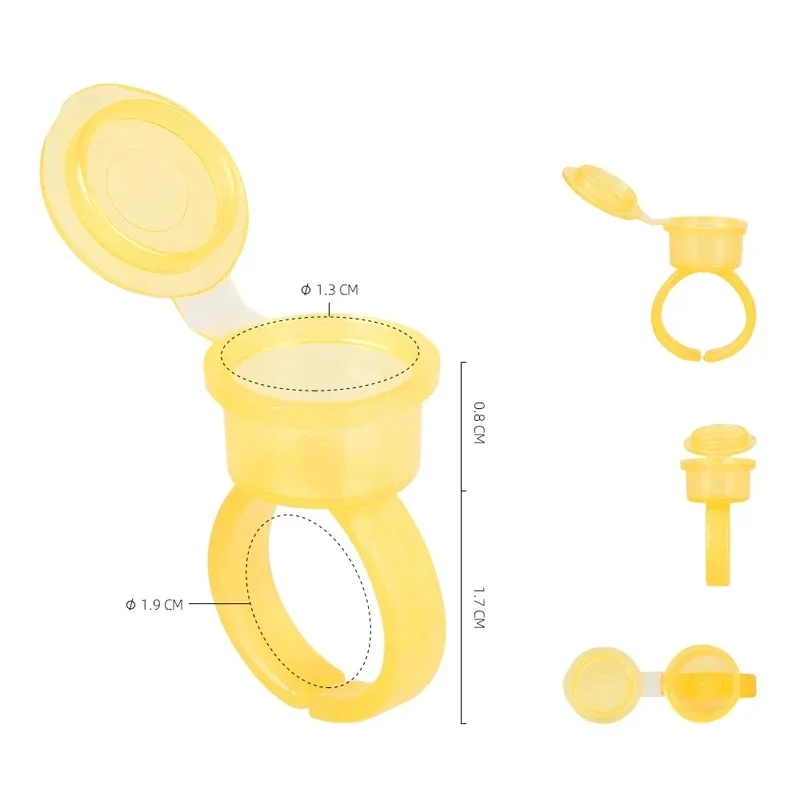 50PCS Tattoo Pigment Ink Ring  - đánh giá và giá Body Jewelry Tattoo