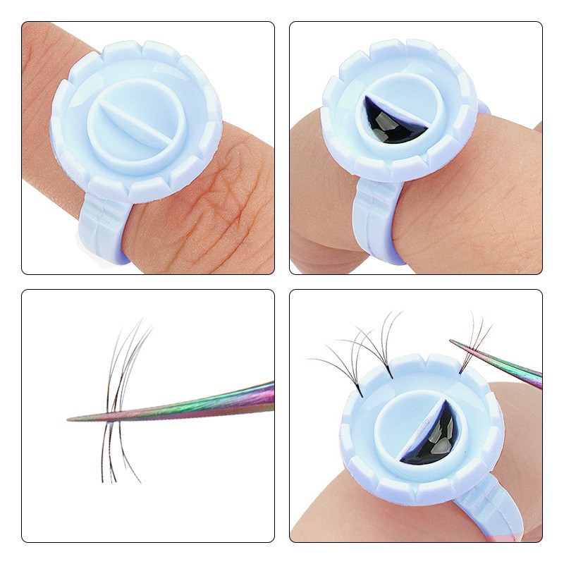 100Pcs Disposable Glue Ring Ho - đánh giá và giá Body Jewelry Tattoo