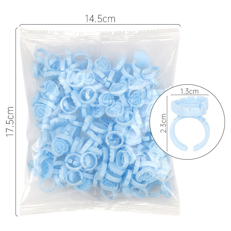 100Pcs Disposable Glue Ring Ho - đánh giá và giá Body Jewelry Tattoo