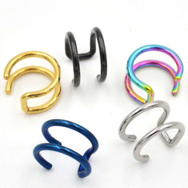 2Pcs 316L Stainless Steel Clip - đánh giá và giá Body Jewelry Cartilage Earrings