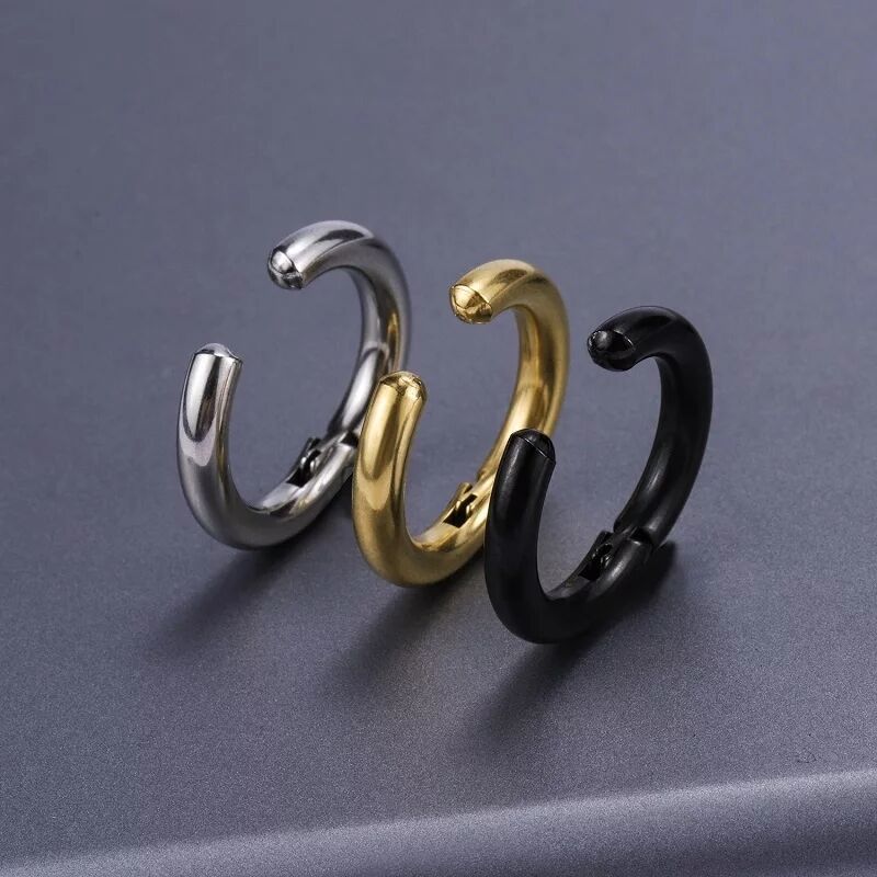 2/6Pcs Fake Huggie Hoop Earrin - đánh giá và giá Body Jewelry Cartilage Earrings