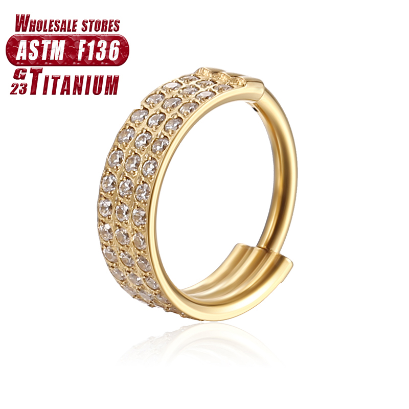 F136 Titanium Nose Ring Implan - đánh giá và giá Body Jewelry Implant Grade Titanium