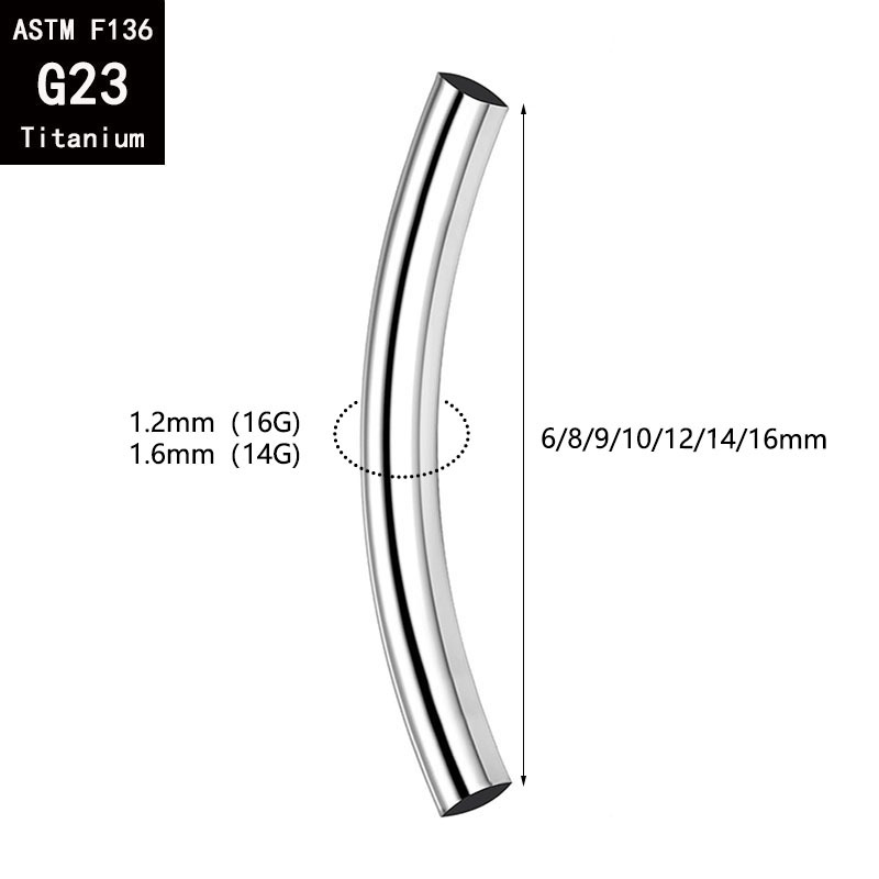 5 Pcs/Lot ASTM F136 Titanium I - đánh giá và giá Body Jewelry Barbell
