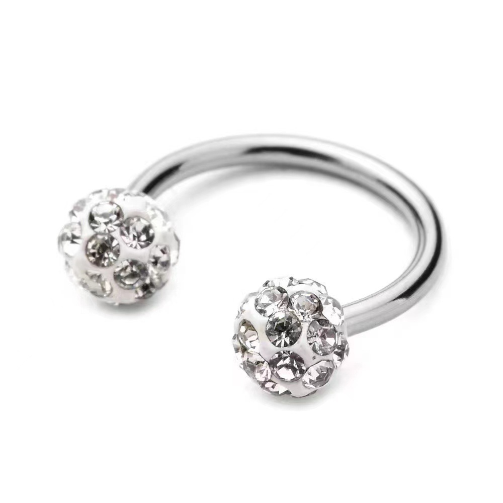 5pc Stainless Steel Rhinestone - đánh giá và giá Body Jewelry Metal Types
