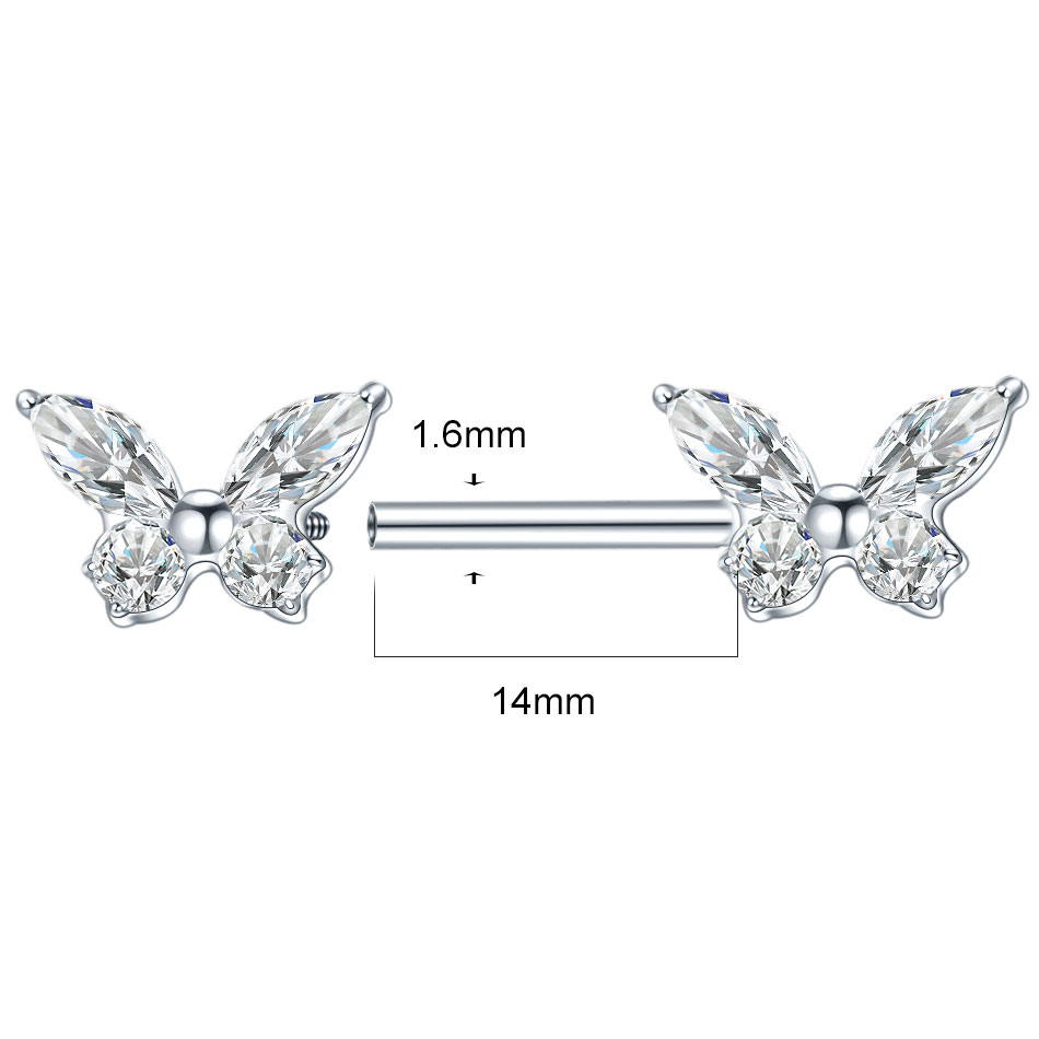 1Pc G23 Titanium Nipple Ring S - đánh giá và giá Body Jewelry Barbell