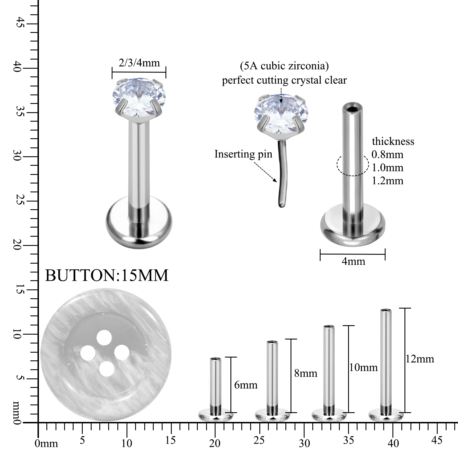 F136 G23 Implant Grade Titaniu - đánh giá và giá Body Jewelry Implant Grade Titanium