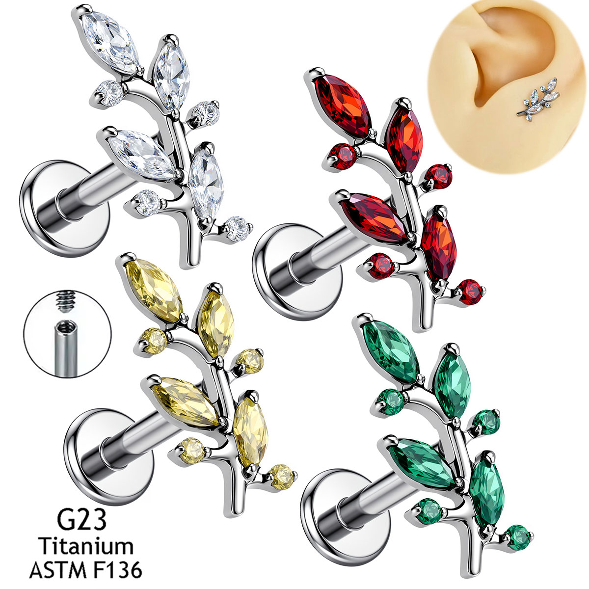 New Implant Grade ASTM F136 Ti - đánh giá và giá Body Jewelry Implant Grade Titanium