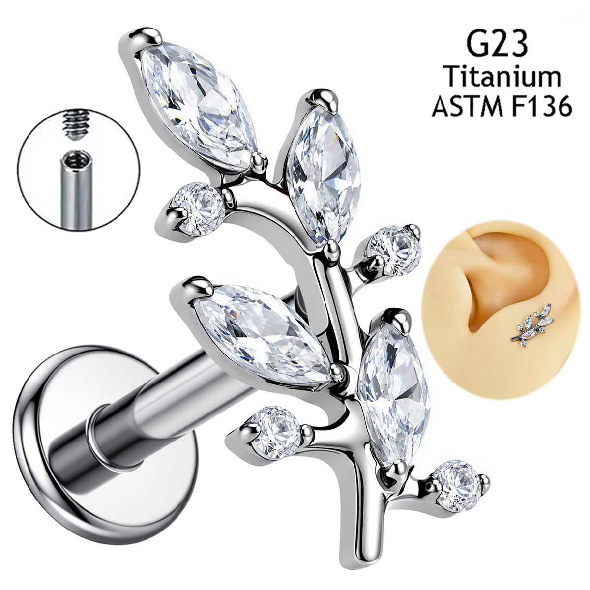 New Implant Grade ASTM F136 Ti - đánh giá và giá Body Jewelry Implant Grade Titanium