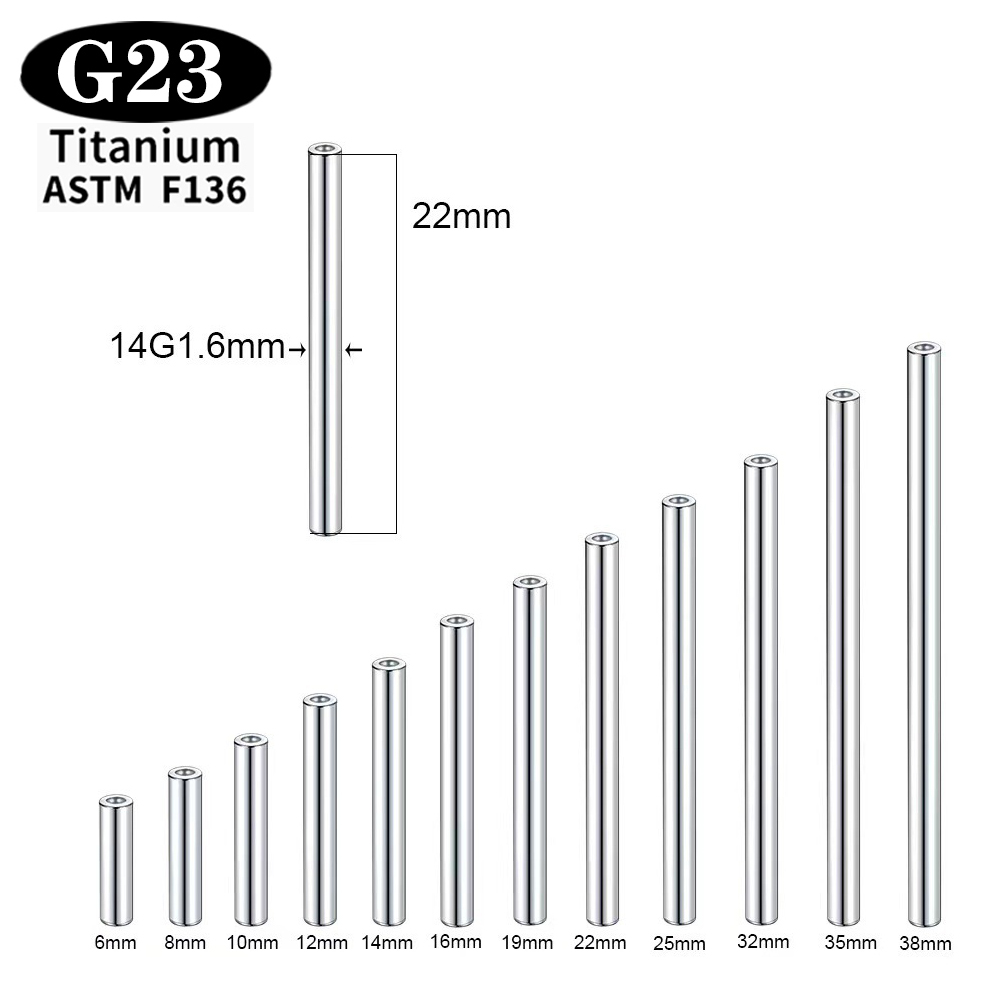 1/5/50PCS ASTM F136 Implant Gr - đánh giá và giá Body Jewelry Implant Grade Titanium