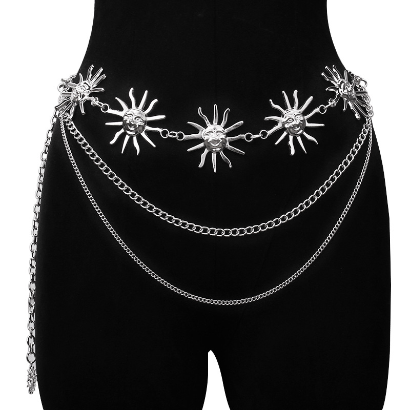 Chunky Multilayer Punk Gothic  - đánh giá và giá Body Jewelry Waist Chains
