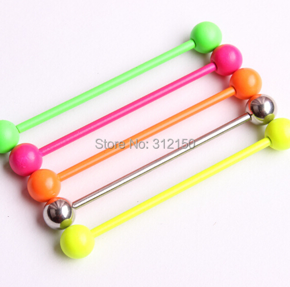 2 Cái 14 Gam 1.6x38x6 mét Tong - đánh giá và giá Body Jewelry Barbell