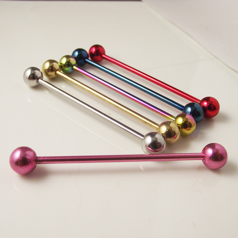 2 Cái 14 Gam 1.6x38x6 mét Tong - đánh giá và giá Body Jewelry Barbell