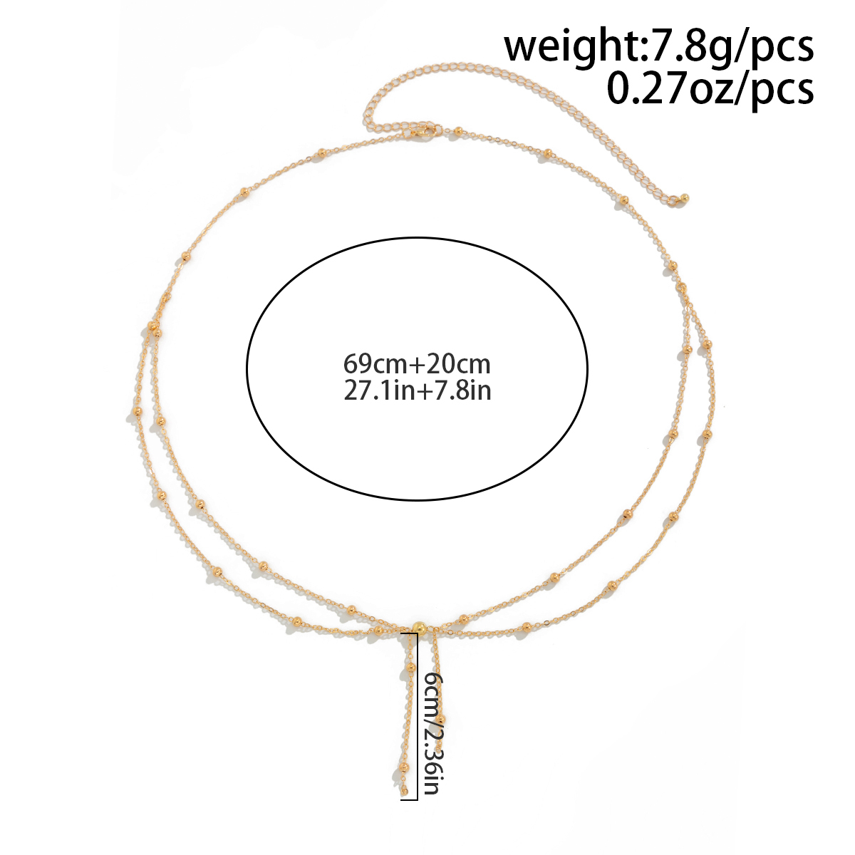 KunJoe Multilayer Gold Color T - đánh giá và giá Body Jewelry Waist Chains