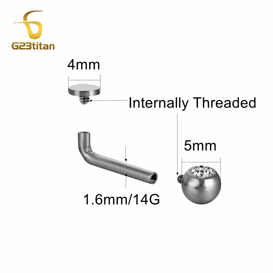 1PC Titanium Pussy Piercing Ch - đánh giá và giá Body Jewelry Vch