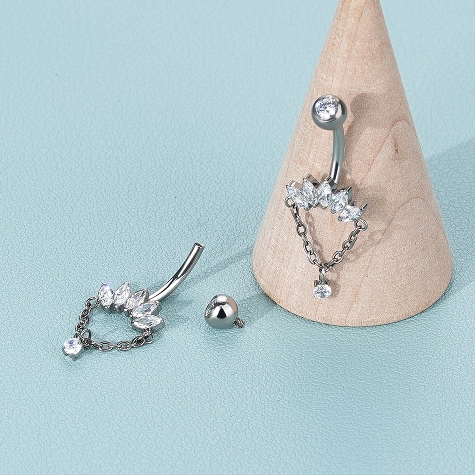 1PC Titanium Belly Button Ring - đánh giá và giá Body Jewelry Changing Kit