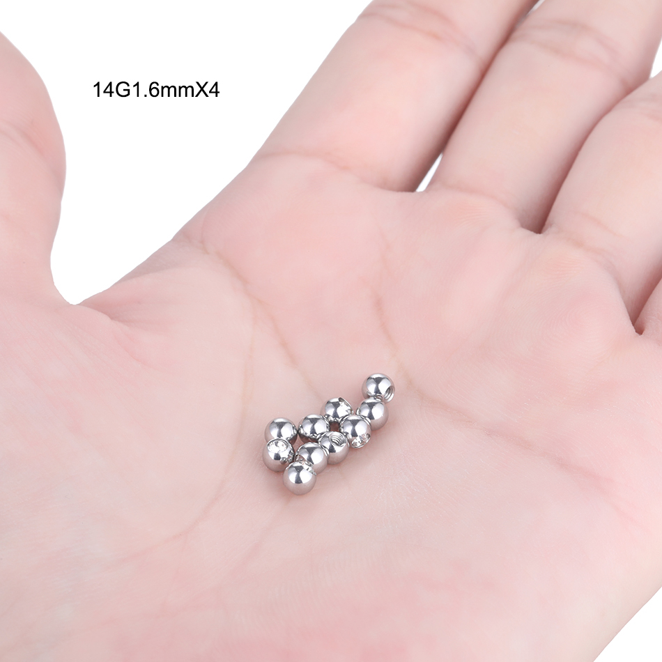 10 Chiếc Vít Thép Không Gỉ Bón - đánh giá và giá Body Jewelry Barbell