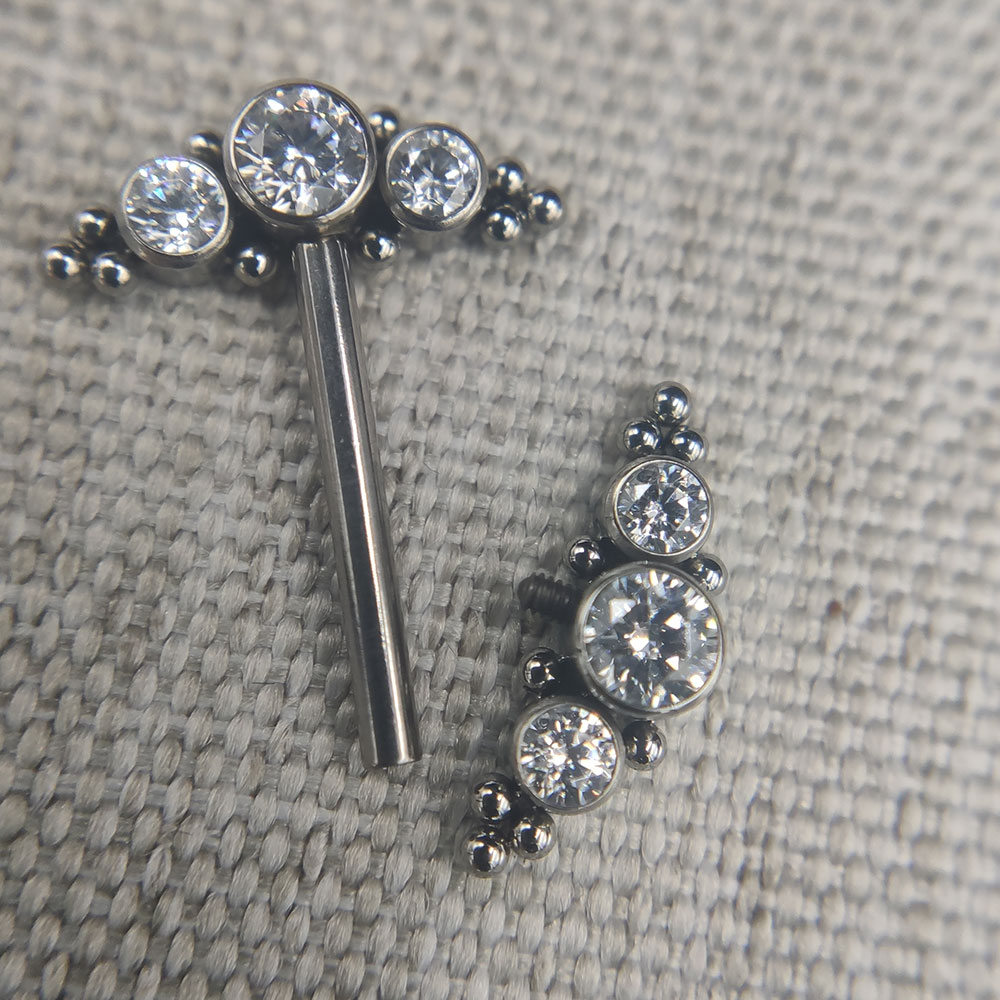 14G Cấy Ghép Titan Cao Cấp AST - đánh giá và giá Body Jewelry Implant Grade Titanium