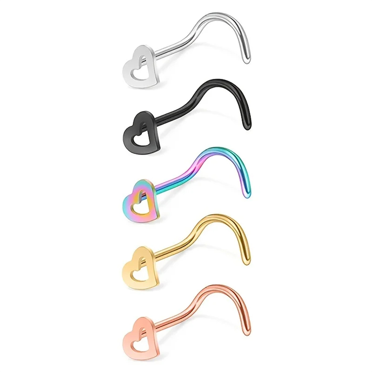 EVISPOL 5Pcs Fashion Hollow He - đánh giá và giá Body Jewelry Metal Types