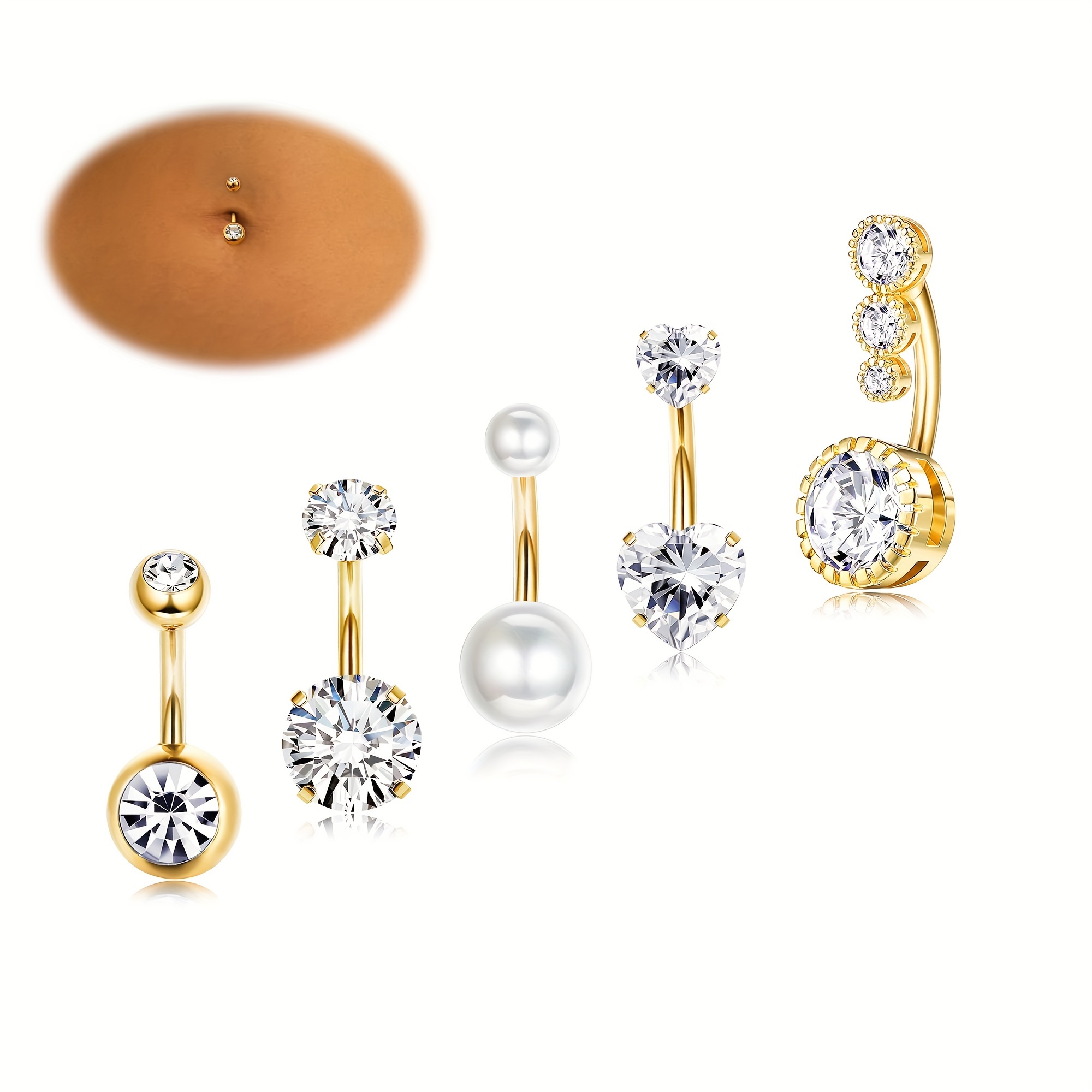 Elegant 14G Stainless Steel Be - đánh giá và giá Body Jewelry Changing Kit