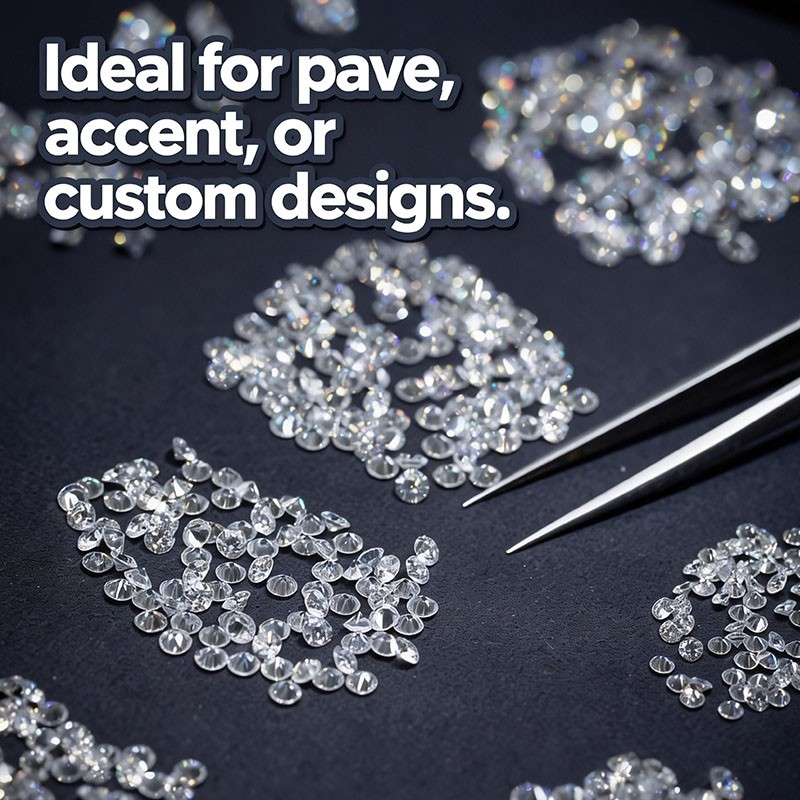 Loose Round Lab Grown Diamonds - đánh giá và giá Body Jewelry Vch