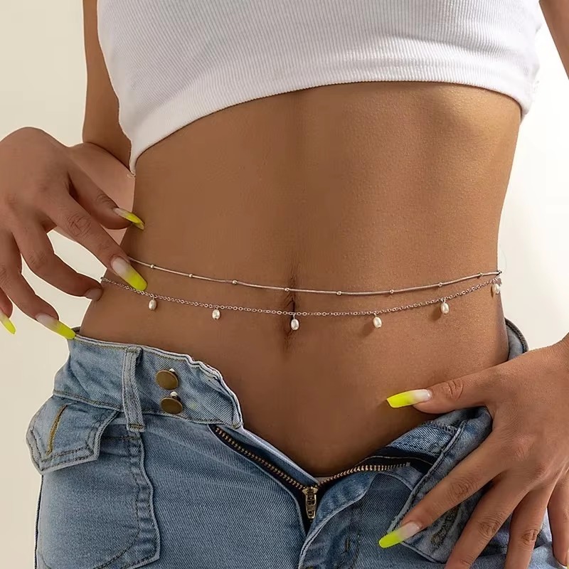 2024 New Trendy Sexy Double La - đánh giá và giá Body Jewelry Waist Chains