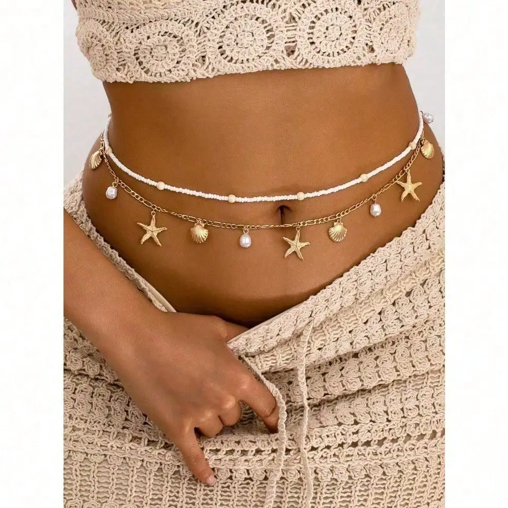 2pcs Bohemian Style Ocean Seri - đánh giá và giá Body Jewelry Waist Chains