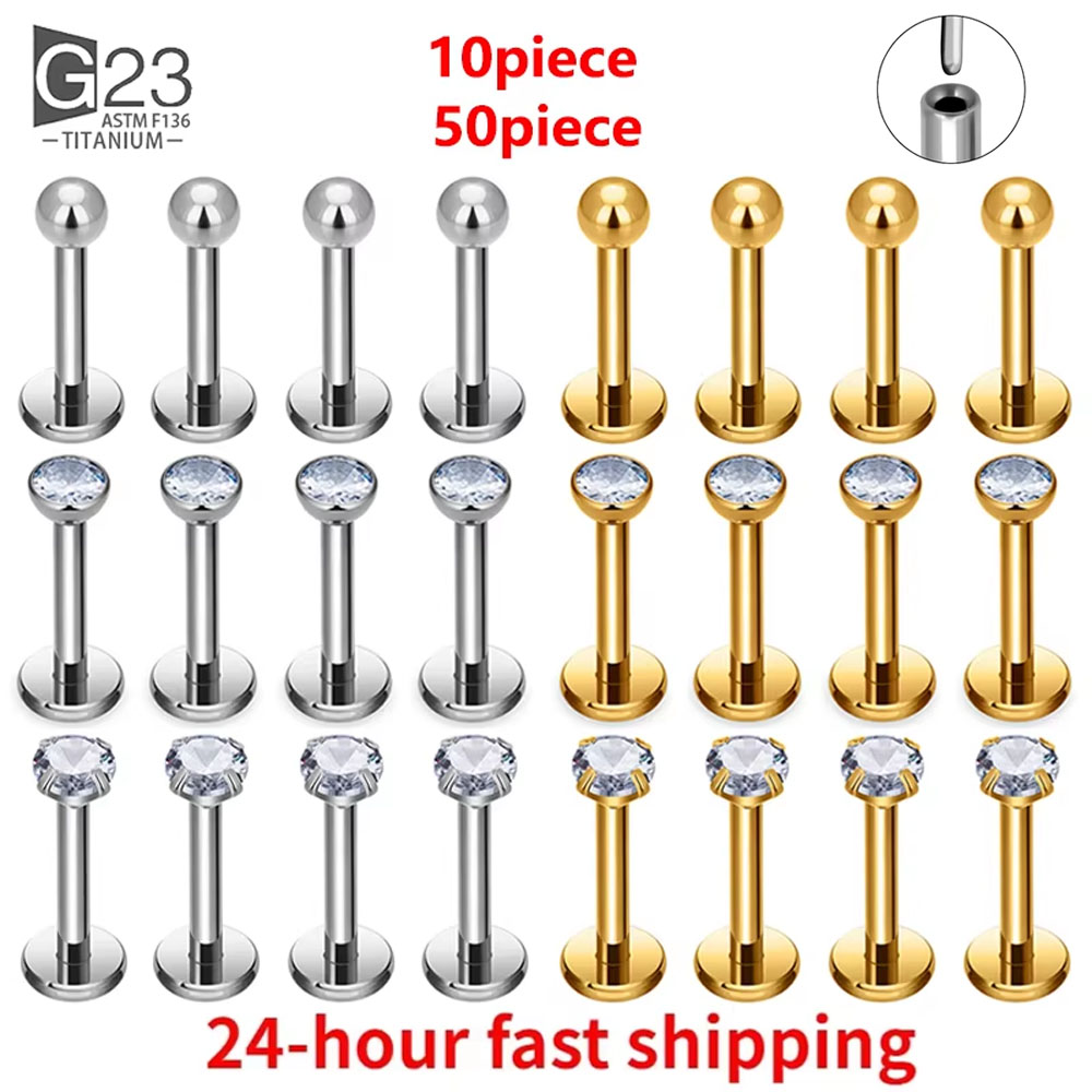 10/50pcs 20/18/16g G23 Titaniu - đánh giá và giá Body Jewelry Changing Kit
